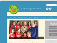 Tablet Screenshot of grandmothersagainstgunviolence.org